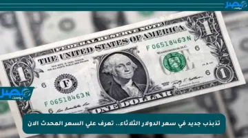تذبذب جديد في سعر الدولار الثلاثاء.. تعرف على السعر المحدث الآن